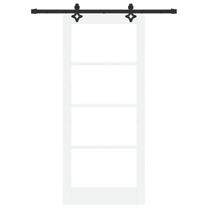 Sliding Door Other Manual White 33.9 x 78.1 in Wood and metal