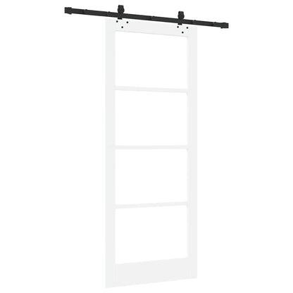 Sliding Door Other Manual White 33.9 x 83.1 in Wood and metal