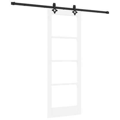 Sliding Door Other Manual White 29 x 78 in Wood and metal