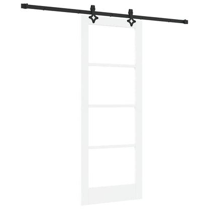 Sliding Door Other Manual White 30.7 x 79.5 in Wood and metal