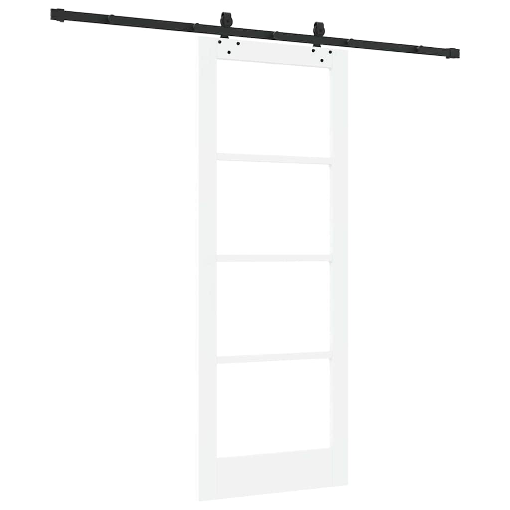 Sliding Door Other Manual White 30.7 x 79.5 in Wood and metal