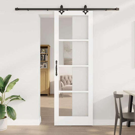 Sliding Door Other Manual White 30.7 x 91.3 in Wood and metal