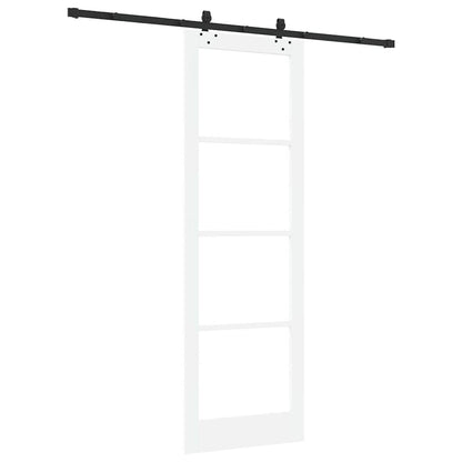 Sliding Door Other Manual White 30.7 x 91.3 in Wood and metal