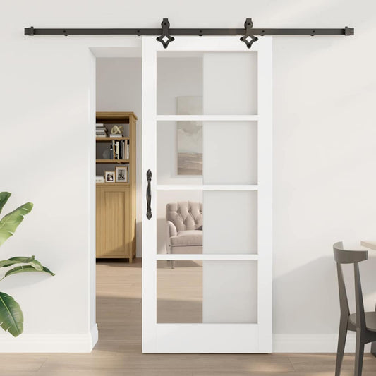 Sliding Door Other Manual White 32.7 x 79.5 in Wood and metal