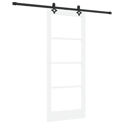 Sliding Door Other Manual White 32.7 x 79.5 in Wood and metal