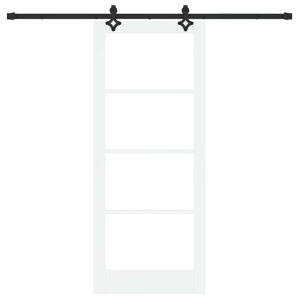 Sliding Door Other Manual White 32.7 x 79.5 in Wood and metal