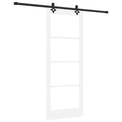 Sliding Door Other Manual White 32.7 x 83.1 in Wood and metal