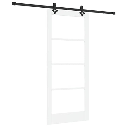Sliding Door Other Manual White 33.9 x 78.1 in Wood and metal