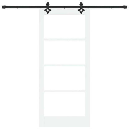 Sliding Door Other Manual White 33.9 x 78.1 in Wood and metal