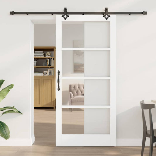 Sliding Door Other Manual White 36.6 x 79.5 in Wood and metal