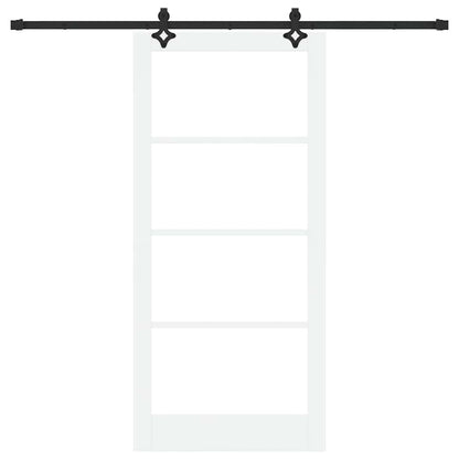 Sliding Door Other Manual White 36.6 x 79.5 in Wood and metal