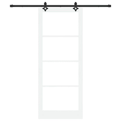 Sliding Door Other Manual White 36.6 x 91.3 in Wood and metal