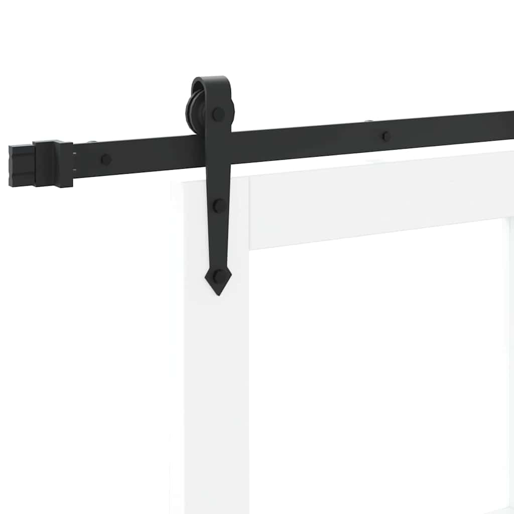 Sliding Door Manual ORKDAL White 29 x 78 in Wood and metal