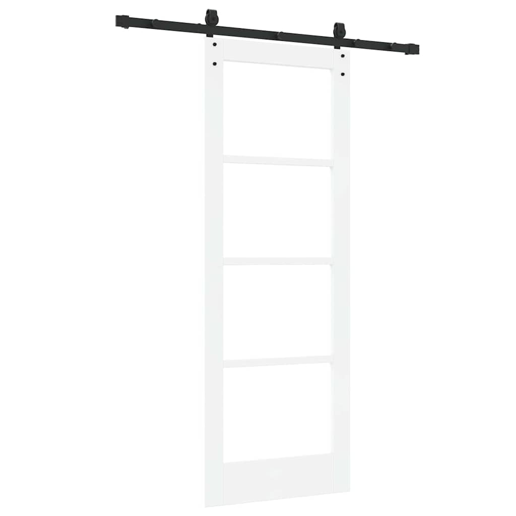 Sliding Door Manual ORKDAL White 29 x 78 in Wood and metal