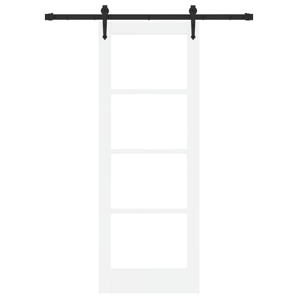 Sliding Door Manual ORKDAL White 29 x 78 in Wood and metal