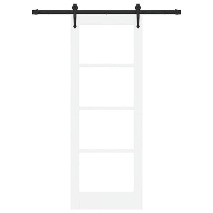 Sliding Door Manual ORKDAL White 29 x 78 in Wood and metal