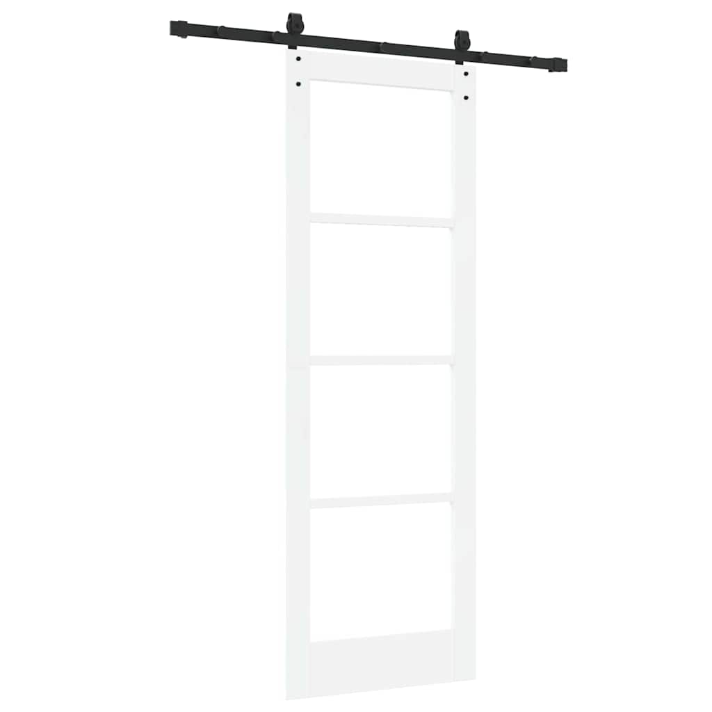 Sliding Door Manual ORKDAL White 28.9 x 83.1 in Wood and metal