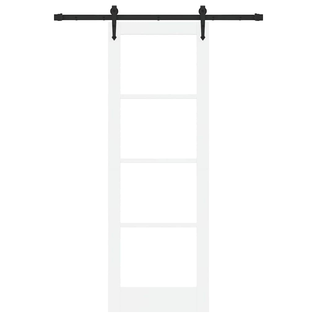 Sliding Door Manual ORKDAL White 28.9 x 83.1 in Wood and metal