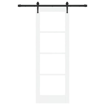 Sliding Door Manual ORKDAL White 28.9 x 83.1 in Wood and metal