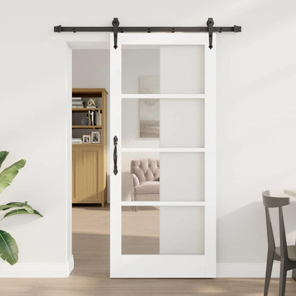 Sliding Door Manual ORKDAL White 30.7 x 79.5 in Wood and metal