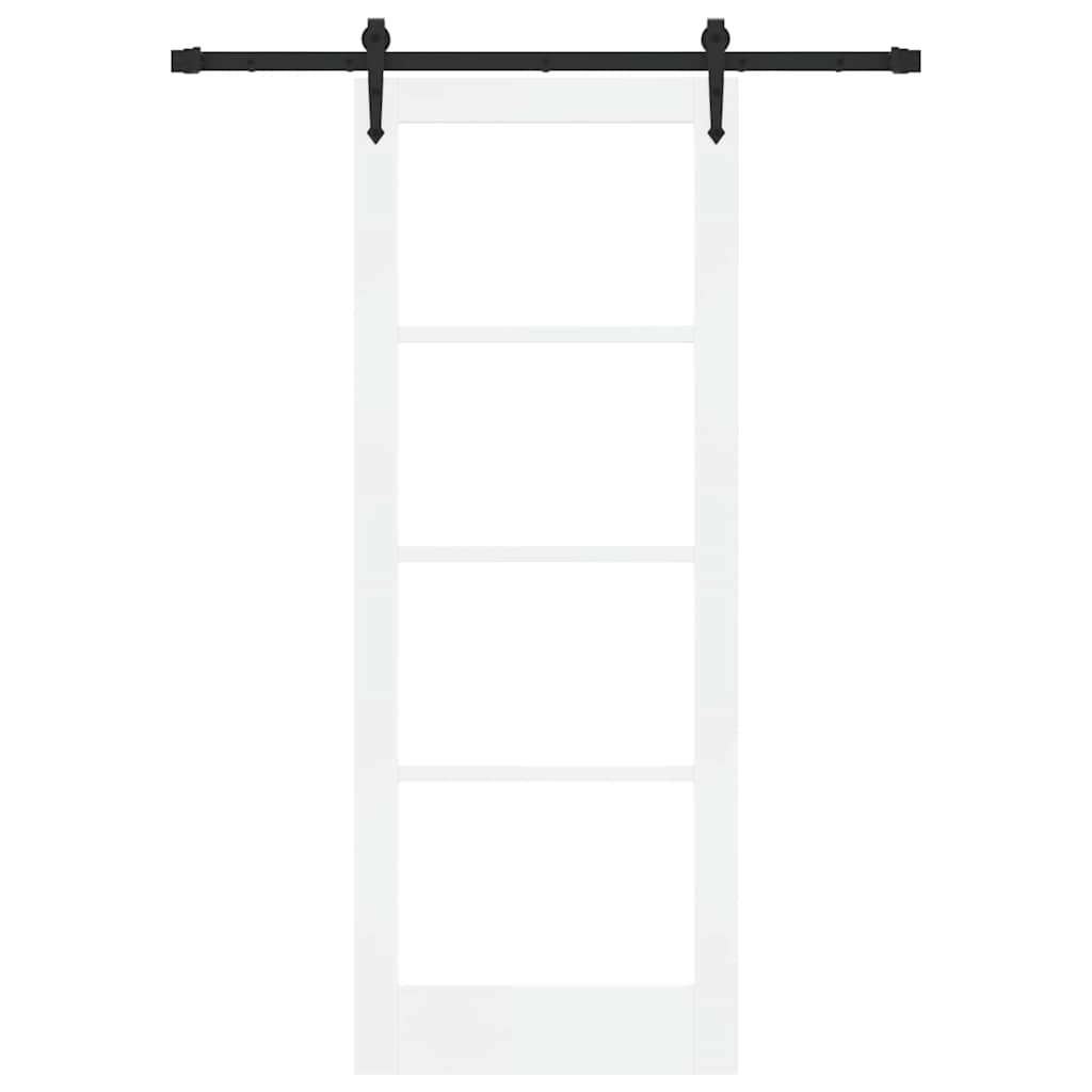 Sliding Door Manual ORKDAL White 30.7 x 79.5 in Wood and metal