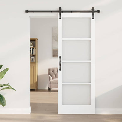 Sliding Door Manual ORKDAL White 30.7 x 83.1 in Wood and metal
