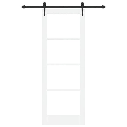 Sliding Door Manual ORKDAL White 30.7 x 83.1 in Wood and metal