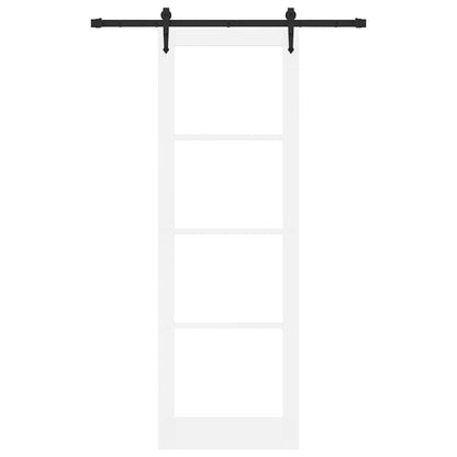 Sliding Door Manual ORKDAL White 30.7 x 91.3 in Wood and metal