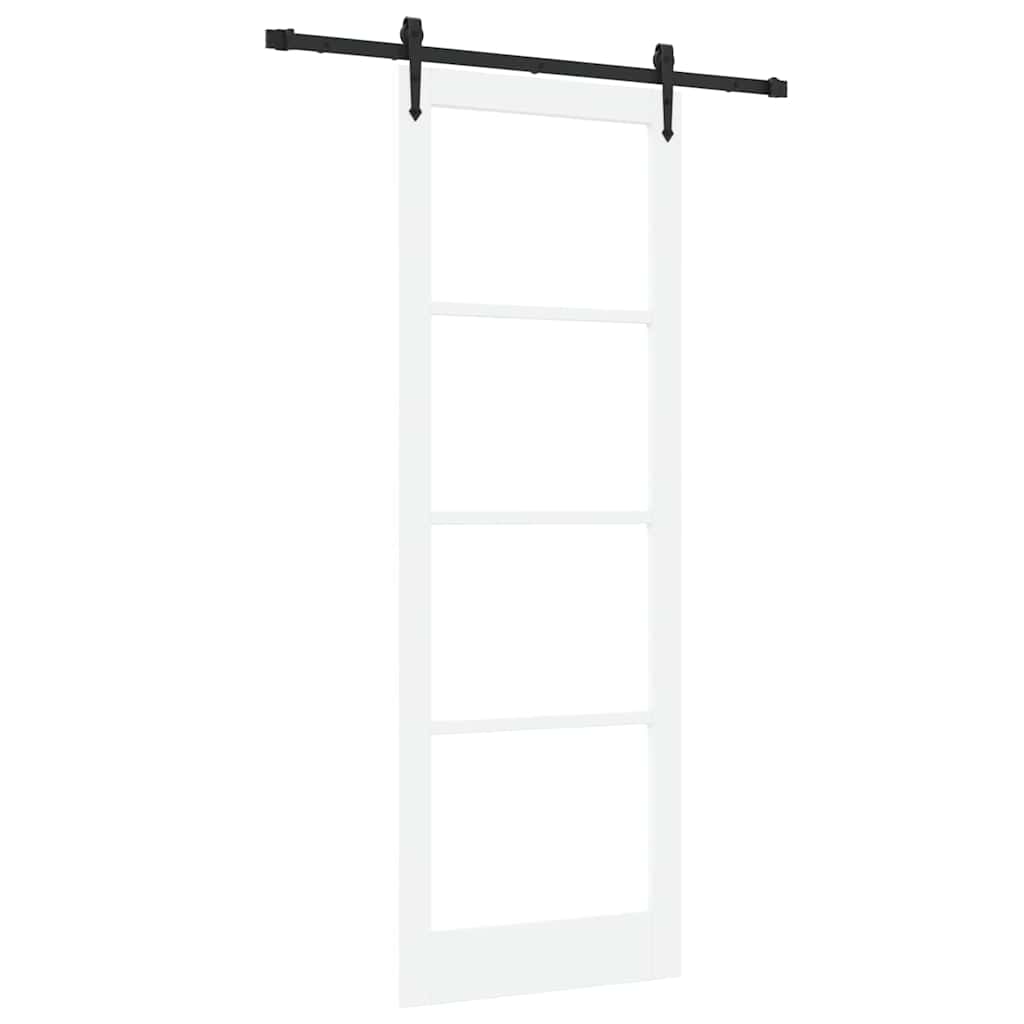 Sliding Door Manual ORKDAL White 32.7 x 91.4 in Wood and metal