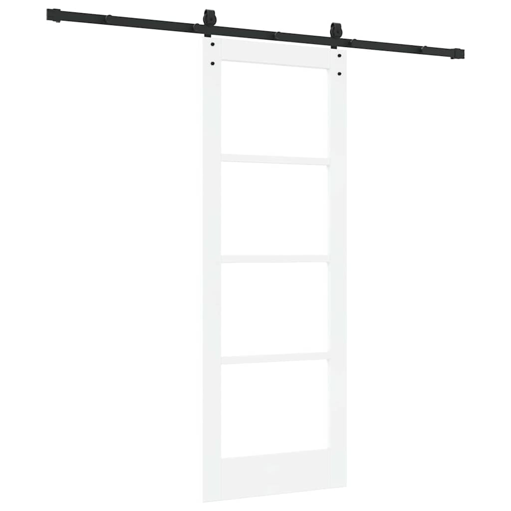 Sliding Door Manual ORKDAL White 29 x 78 in Wood and metal