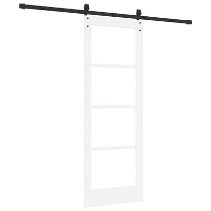 Sliding Door Manual ORKDAL White 29 x 78 in Wood and metal