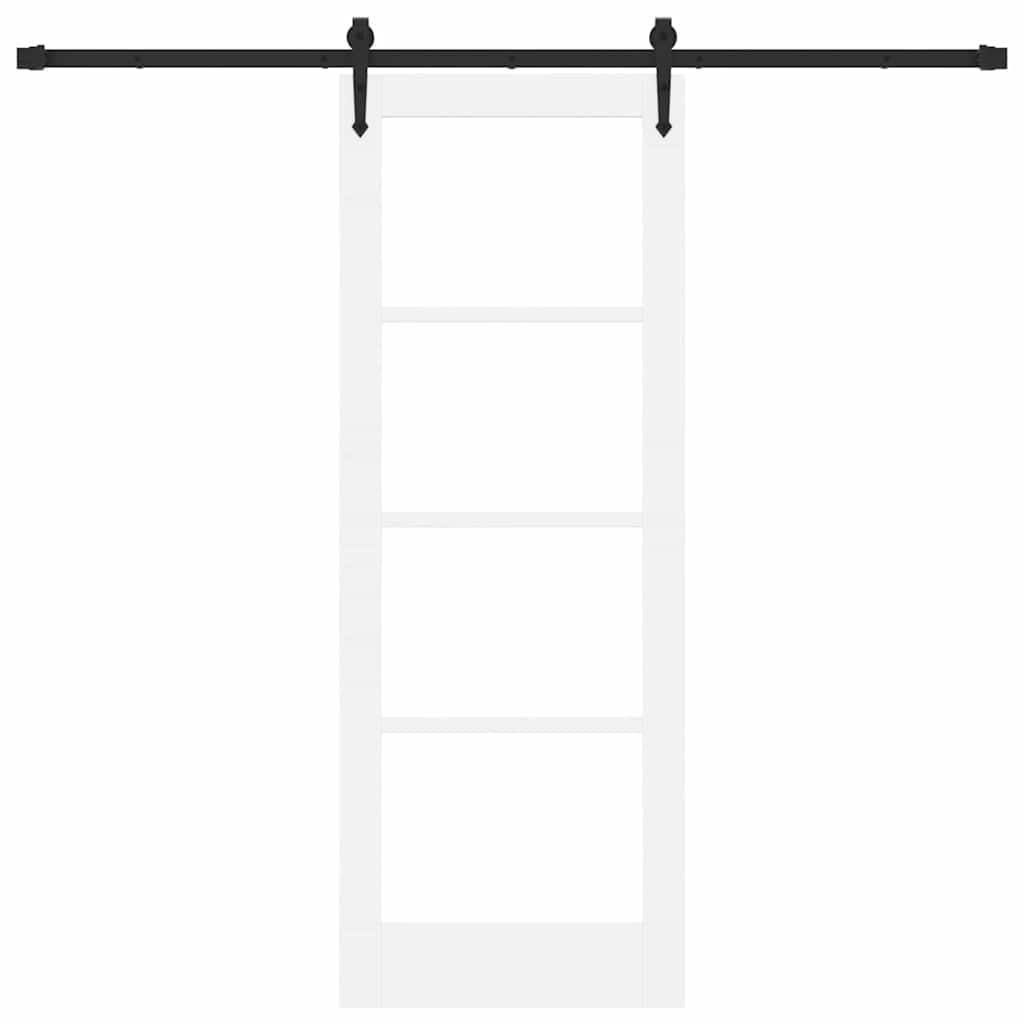 Sliding Door Manual ORKDAL White 29 x 78 in Wood and metal