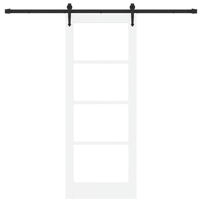 Sliding Door Manual ORKDAL White 30.7 x 79.5 in Wood and metal