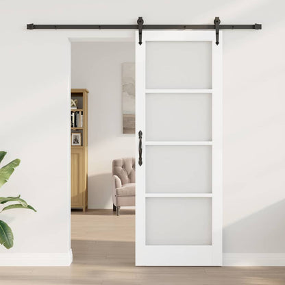 Sliding Door Manual ORKDAL White 30.7 x 83.1 in Wood and metal