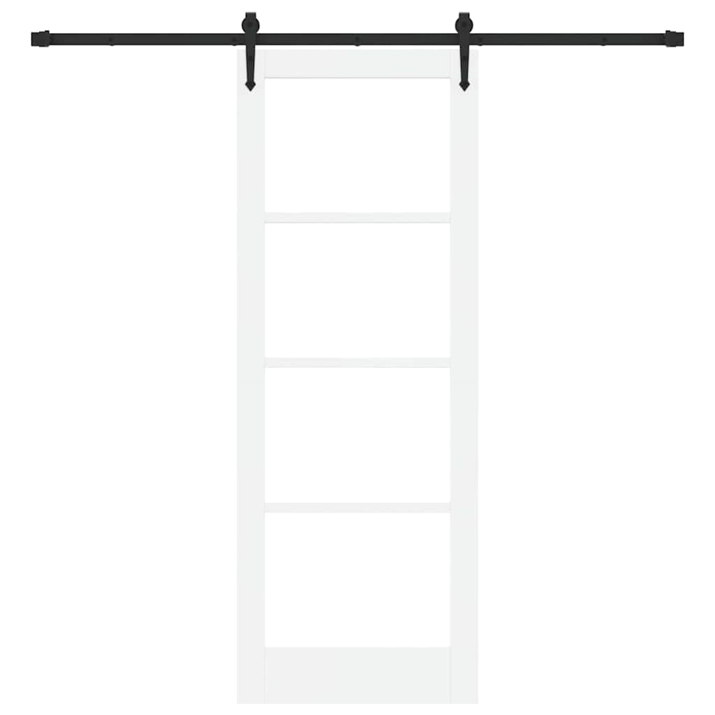 Sliding Door Manual ORKDAL White 30.7 x 83.1 in Wood and metal