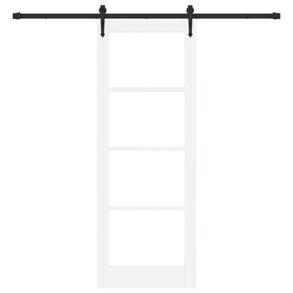 Sliding Door Manual ORKDAL White 30.7 x 83.1 in Wood and metal