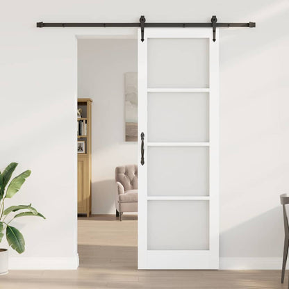 Sliding Door Manual ORKDAL White 30.7 x 91.3 in Wood and metal