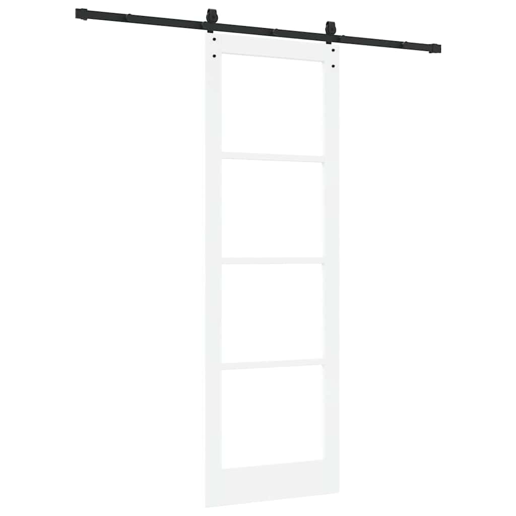 Sliding Door Manual ORKDAL White 30.7 x 91.3 in Wood and metal