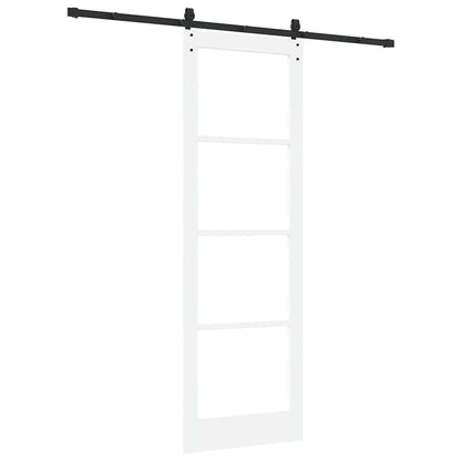 Sliding Door Manual ORKDAL White 30.7 x 91.3 in Wood and metal