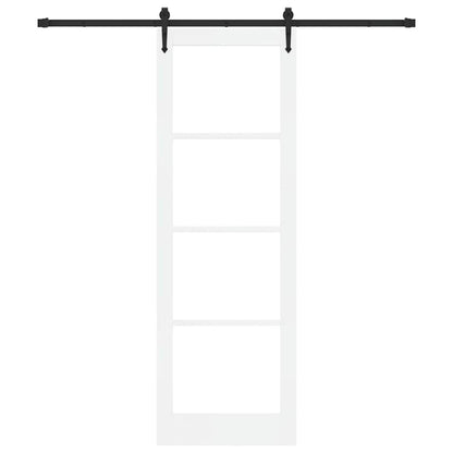 Sliding Door Manual ORKDAL White 30.7 x 91.3 in Wood and metal