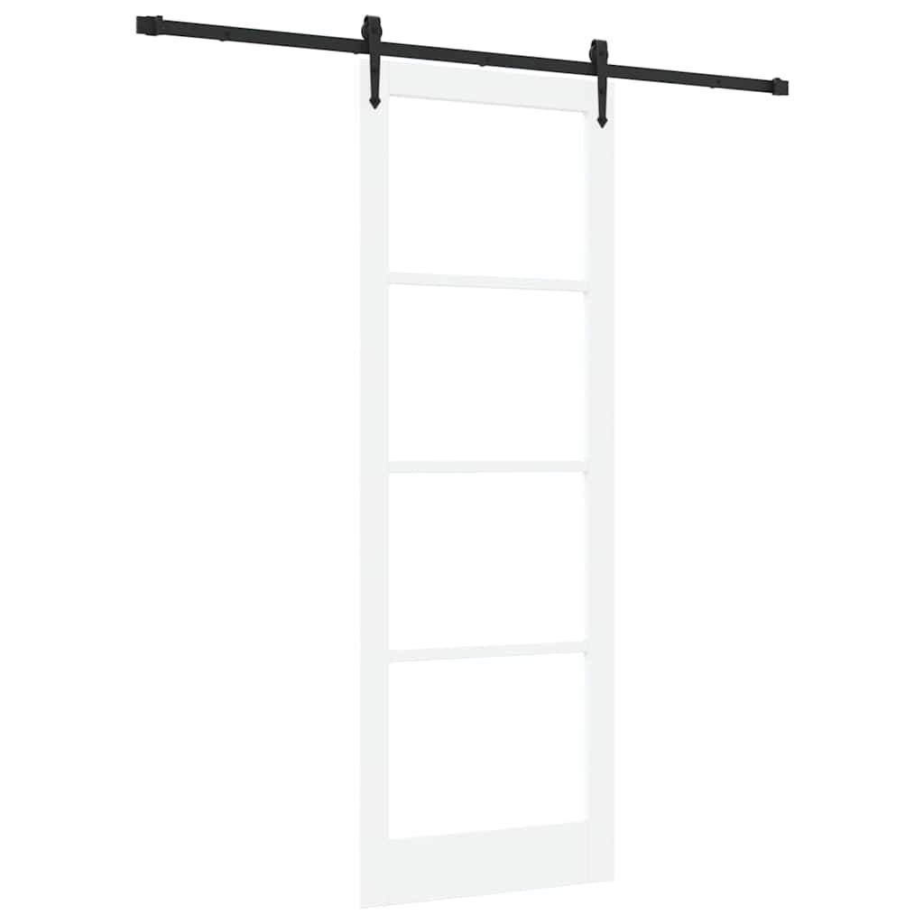 Sliding Door Manual ORKDAL White 32.7 x 91.4 in Wood and metal