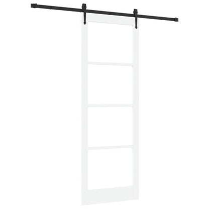 Sliding Door Manual ORKDAL White 32.7 x 91.4 in Wood and metal