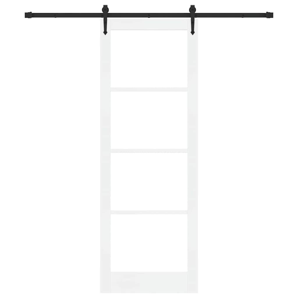 Sliding Door Manual ORKDAL White 32.7 x 91.4 in Wood and metal