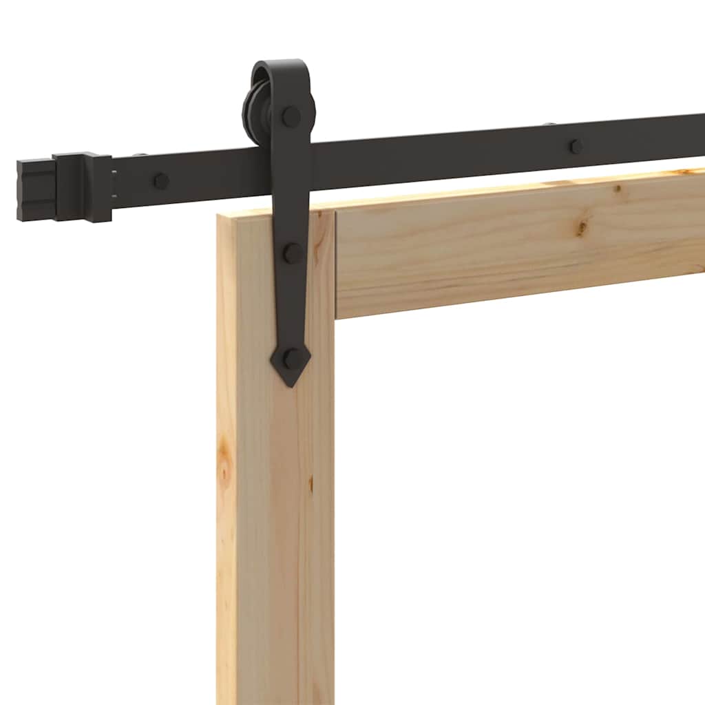 Sliding Door Manual ORKDAL Brown 33.9 x 83.1 in Wood and metal