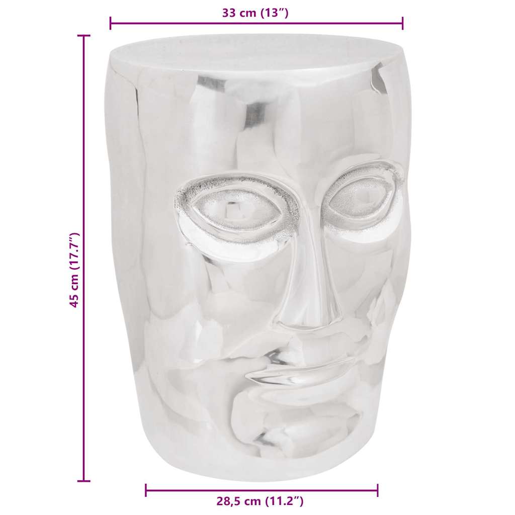 Stool Silver Aluminium