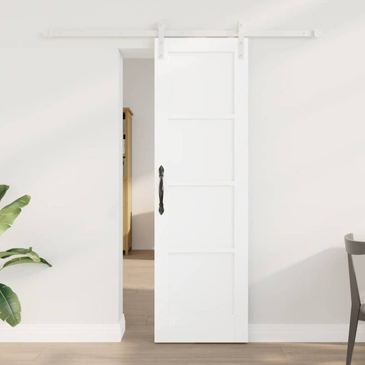 Sliding Door White 24 x 78.2 in Solid pine wood and steel