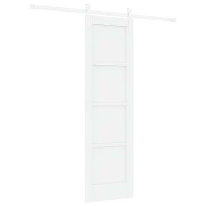 Sliding Door White 24 x 78.2 in Solid pine wood and steel
