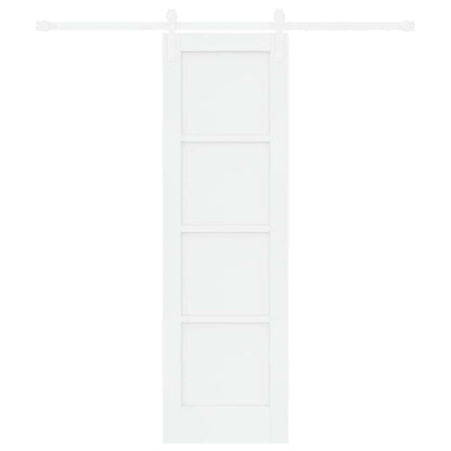 Sliding Door White 24 x 78.2 in Solid pine wood and steel