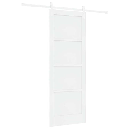 Sliding Door White 30.7 x 83.1 in Solid pine wood and steel