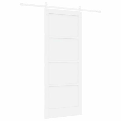 Sliding Door White 33.9 x 83.1 in Solid pine wood and steel